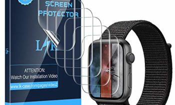 Read more about the article LK [6 Pack] Screen Protector for Apple Watch 44mm Series 4 – Max Coverage Bubble-Free Anti-Scratch iWatch 44mm Flexible TPU Film with Lifetime Replacement Warranty