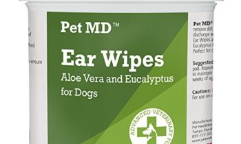 Read more about the article Pet MD – Dog Ear Cleaner Wipes – Otic Cleanser for Dogs to Stop Itching, Yeast and Mites with Aloe and Eucalyptus – 100 Count