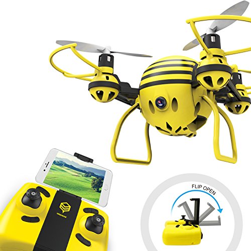You are currently viewing HASAKEE FPV RC Drone with HD WiFi Camera Live Video RC Quadcopter with Altitude Hold, App Control, Headless Mode & One Key Return, Mini Quadcopter Drone for Kids & Beginners, Yellow