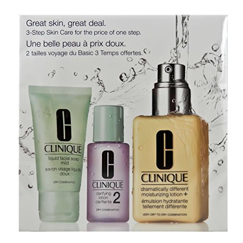 Read more about the article Clinique 3 Piece 3 Step Skin Care Introduction Kit for Unisex, Dry Combination Skin Type