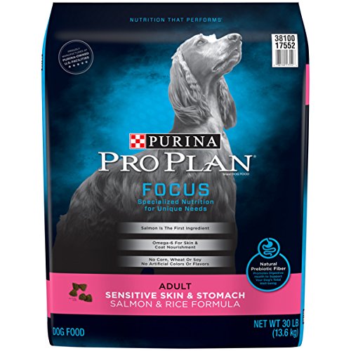 Read more about the article Purina Pro Plan Sensitive Stomach Dry Dog Food; FOCUS Sensitive Skin & Stomach Salmon & Rice Formula – 30 lb. Bag