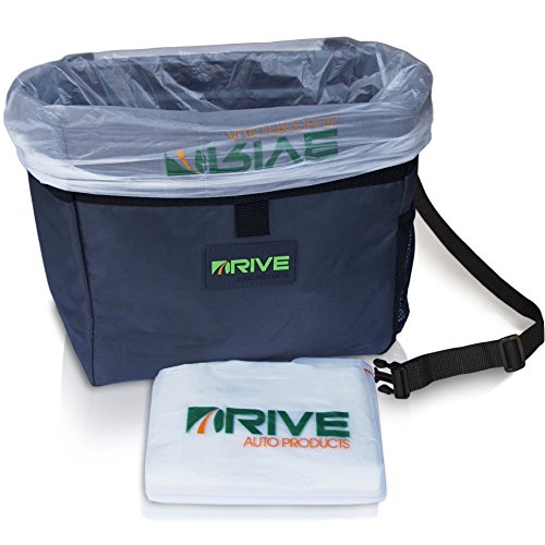 Read more about the article Drive Auto Products Car Garbage Can by from The Drive Bin As Seen On TV Collection, Black Strap