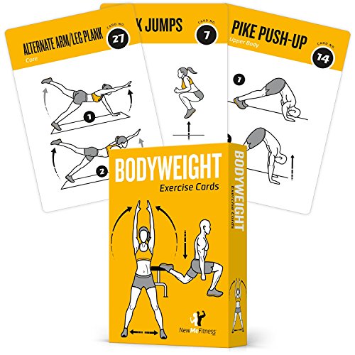 Read more about the article EXERCISE CARDS BODYWEIGHT – Home Gym Workout Personal Trainer Fitness Program Guide Tones Core Ab Legs Glutes Chest Bicepts Total Upper Body Workouts Calisthenics Training Routine