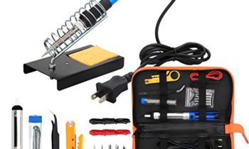Read more about the article ANBES Soldering Iron Kit Electronics, 60W Adjustable Temperature Welding Tool, 5pcs Soldering Tips, Desoldering Pump, Soldering Iron Stand, Tweezers