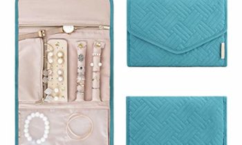 Read more about the article bagsmart Travel Jewelry Organizer Roll Foldable Jewelry Case for Journey-Rings, Necklaces, Bracelets, Earrings, Teal