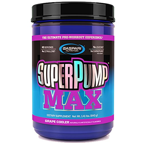 You are currently viewing Gaspari Nutrition Super Pump Max, Pre Workout Supplement 40 Servings, Non-Habit-Forming, Sustained Energy & Nitric Oxide Booster Supports Muscle Growth, Recovery & Replenishes Electrolytes, Grape
