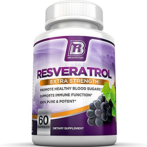 You are currently viewing BRI Nutrition Resveratrol – 1200mg Maximum Strength Supplement – 30 Day Supply – 60 Veggie Capsules – 2 Capsules Per Serving