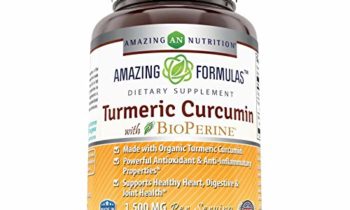 Read more about the article Amazing Formulas Turmeric Curcumin BioPerine 1500 Mg Per Serving Veggie Capsules (180 Veggie Capsules) – -Powerful Antioxidant & AntiInflammatory Properties.