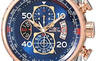 Read more about the article Invicta Men’s 17203 AVIATOR Stainless Steel and 18k Rose Gold Ion-Plated Watch