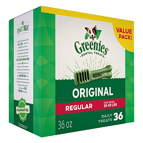 Read more about the article GREENIES Original Regular Size Dog Dental Chews – 36 Ounces 36 Treats