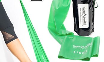 Read more about the article SUPER EXERCISE BAND Light GREEN Resistance Band. Your Home Gym Fitness Equipment Kit for Strength Training, Physical Therapy, Yoga, Pilates, Chair Workout | LATEX FREE For ALLERGIC SAFETY | 7 ft