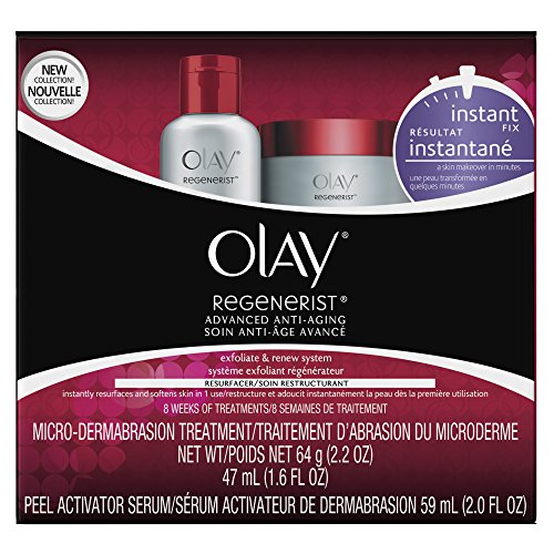 You are currently viewing Microdermabrasion Kit by Olay Regenerist, Face Peel & Scrub for Dry Skin, Reduce Wrinkles & Fine Lines, 1 Kit