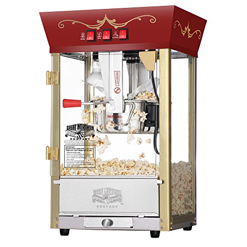 Read more about the article Great Northern Popcorn Red Matinee Movie Theater Style 8 oz. Ounce Antique Popcorn Machine