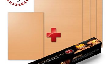 Read more about the article B. WEISS Copper Grill Mat Set of 5 – Non-stick BBQ Grill & Baking Mats – Golden Grill Mats & Bake Mats Reusable & Easy to Clean – grill mat as seen on tv 4 large mat and 1 small for the go.