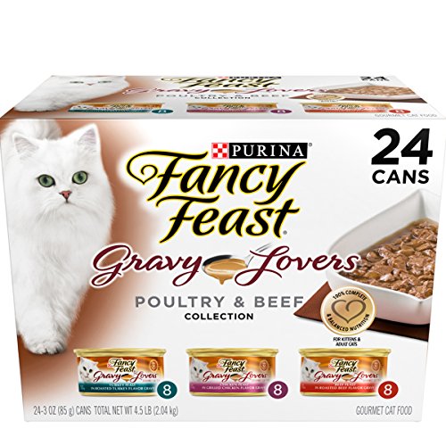 Read more about the article Purina Fancy Feast Poultry & Beef Feast Collection Cat Food – (24) 3 oz. Cans
