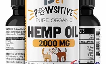 Read more about the article Pet Pawsitive – Hemp Oil Dogs Cats – 2000mg – Separation Anxiety, Joint Pain, Stress Relief, Arthritis, Seizures, Chronic Pains, Anti-Inflammatory – Omega 3, 6 & 9 – 100% Organic – Calming Drops