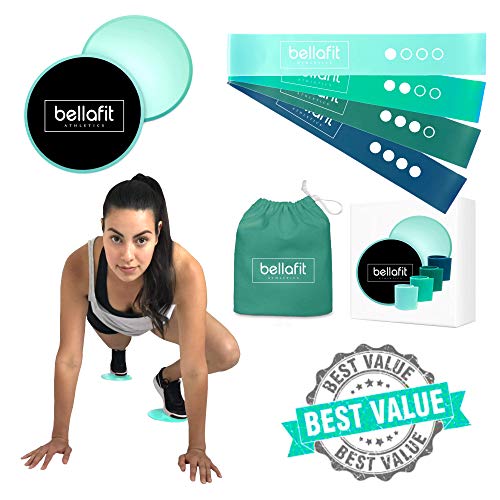 Read more about the article 80 Day Obsession Equipment | 4 Resistance Loops Exercise Bands and 2 Exercise Sliders Fitness Equipment | Booty Bands and Core Sliders Workout Home Gym Equipment For Women (Green)