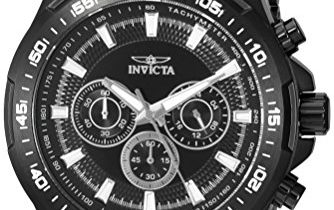 Read more about the article Invicta Men’s Speedway Quartz Watch with Stainless-Steel Strap, Black, 24 (Model: 22785)