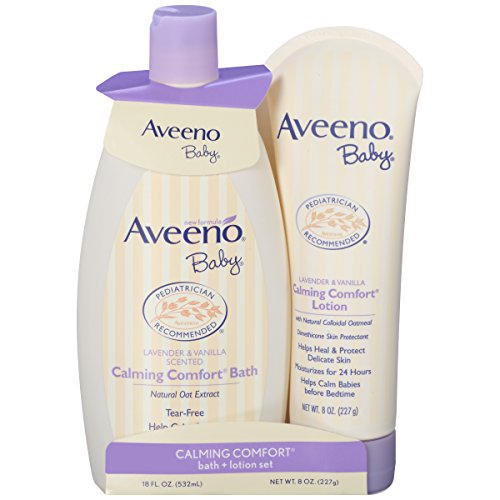 Read more about the article Aveeno Baby Calming Comfort Bath + Lotion Set, Baby Skin Care Products, 2 Items