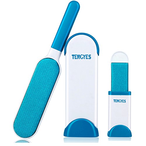 Read more about the article TENGYES Pet Fur Lint Remover Brush, Lint Roller with Self-Cleaning Brush for Dog Cat Pets Hair Removes from Clothes & Furniture Travel Size- As Seen On TV
