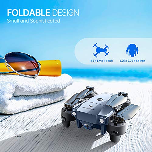 You are currently viewing SNAPTAIN A10 Mini Foldable Drone with 720P HD Camera FPV WiFi RC Quadcopter w/Voice Control, Gesture Control, Trajectory Flight, Circle Fly, High-Speed Rotation, 3D Flips, G-Sensor, Headless Mode