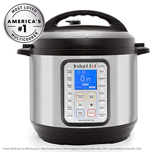 You are currently viewing Instant Pot Duo Plus 9-in-1 Electric Pressure Cooker, Sterilizer, Slow Cooker, Rice Cooker, Steamer, Sauté, Yogurt Maker, and Warmer, 6 Quart, 15 One-Touch Programs