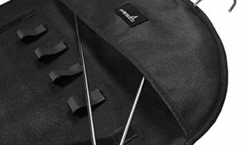 Read more about the article Misslo Jewelry Hanging Non-Woven Organizer Holder 32 Pockets 18 Hook and Loops – Black