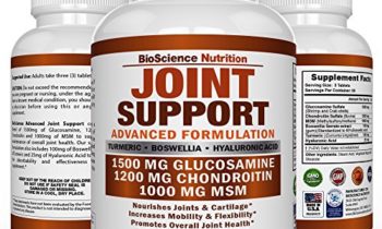 Read more about the article Glucosamine Chondroitin Turmeric MSM Boswellia – Joint Support Supplement for Relief 180 Tablets – BioScience Nutrition