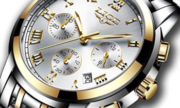 Read more about the article Watches Mens Full Steel Quartz Analog Wrist Watch Men Luxury Brand LIGE Waterproof Date Business Watch