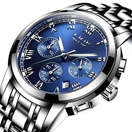 Read more about the article Watches Men Luxury Brand Chronograph Men Sports Watches Waterproof Full Steel Quartz Men’s Watch