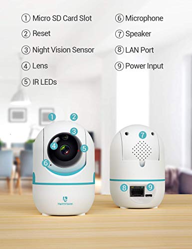 You are currently viewing HeimVision 2K 3MP Security Camera, Pan/Tilt/Zoom WiFi Home Indoor IP Camera for Baby/Pet/Nanny Monitor, Night Vision, 2-Way Audio, Motion Detection, Cloud/MicroSD Storage, HM202A