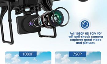 Read more about the article SANROCK X105W Drones with 1080P HD Camera for Adults and Kids, WiFi Real-time Video Feed, App Control. Long Flying Time 17Mins, Altitude Hold, Gravity Sensor, Route Made, One Button Return
