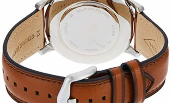 Read more about the article Fossil Men’s Minimalist Quartz Leather Casual Watch Watch, Color: Silver/Blue, Brown (Model: FS5304)