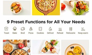 Read more about the article Toshiba AC25CEW-SS Digital Toaster Oven with Convection Cooking and 9 Functions, 6-Slice Bread/12-Inch Pizza, Stainless Steel