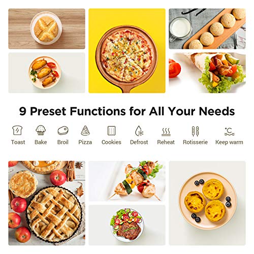 Read more about the article Toshiba AC25CEW-SS Digital Toaster Oven with Convection Cooking and 9 Functions, 6-Slice Bread/12-Inch Pizza, Stainless Steel