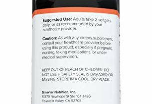 Read more about the article Smarter Omega 3 Fish Oil – Mediterranean Omega 3 Essential Fatty Acids Supplement – Supports Heart, Brain, Immune System Health, Wild-Caught with Grape Seed in Vegetarian Softgels (24 Servings)