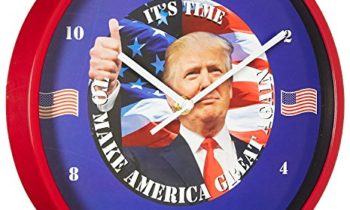 Read more about the article As Seen On TV E-0722 President Trump Talking Clock, 10 in. Diameter, Blue