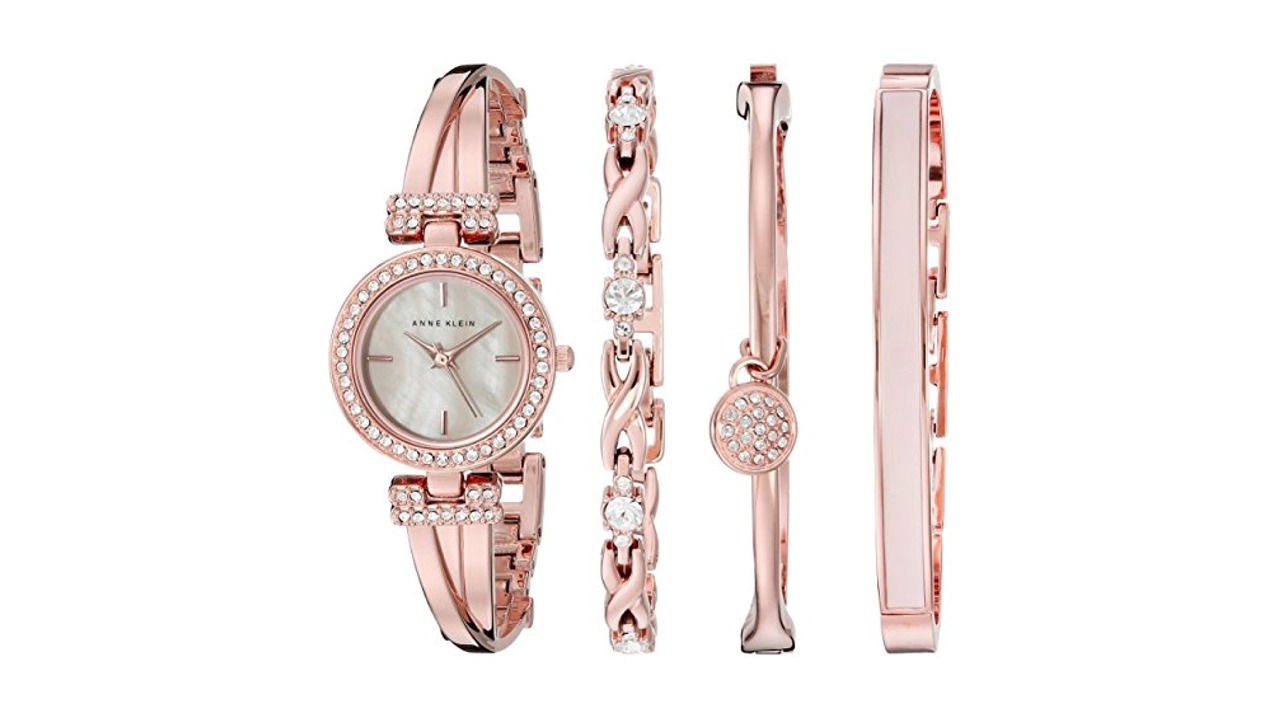 Read more about the article Anne Klein Women’s AK2238RGST Bangle Watch and Bracelet Set Review & Ratings