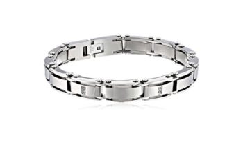 Read more about the article Cold Steel Men’s Stainless Steel White Diamond Bracelet Review & Ratings
