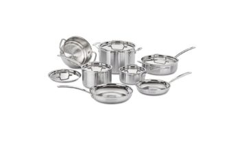 Read more about the article Cuisinart MCP-12N Multiclad Pro Stainless Steel 12-Piece Cookware Set Review