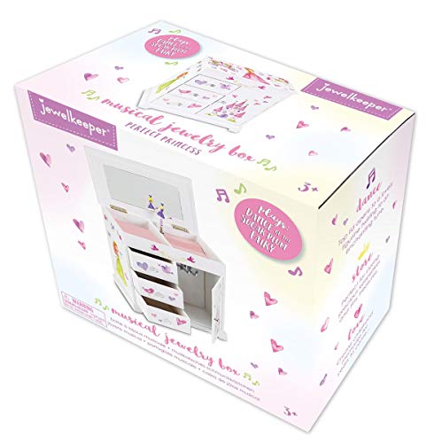You are currently viewing Jewelkeeper Unicorn Musical Jewelry Box with 3 Pullout Drawers, Fairy Princess and Castle Design, Dance of The Sugar Plum Fairy Tune