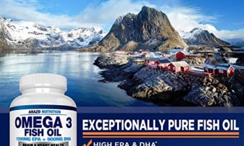 Read more about the article Omega 3 Fish Oil 4,080mg – High EPA 1200mg + DHA 900mg Triple Strength Burpless Capsules – Arazo Nutrition (120 Count)