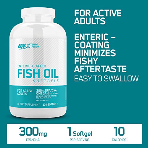 Read more about the article Optimum Nutrition Omega 3 Fish Oil, 300MG, Brain Support Supplement, 200 Softgels (Packaging May Vary)