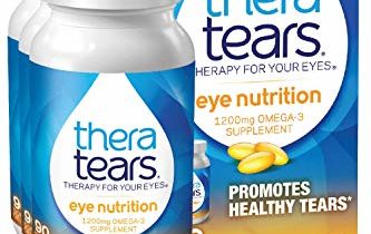 Read more about the article TheraTears 1200mg Omega 3 Supplement for Eye Nutrition, Organic Flaxseed Triglyceride Fish Oil and Vitamin E, 90 Count, 3 Pack