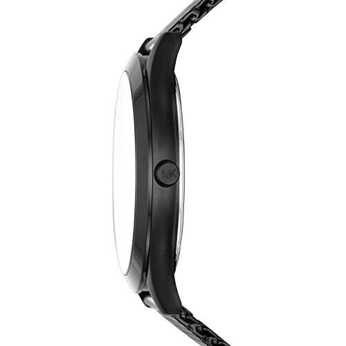 Read more about the article Michael Kors Men’s Slim Runway Analog-Quartz Watch with Stainless-Steel Strap, Black, 22 (Model: MK8607)