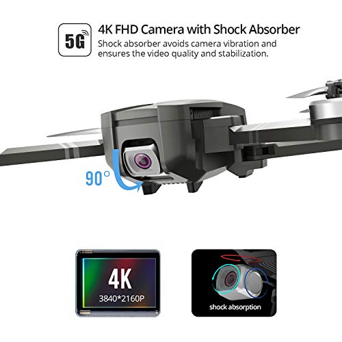 You are currently viewing Holy Stone HS720 Foldable GPS Drone with 4K UHD Camera for Adults, Quadcopter with Brushless Motor, Auto Return Home, Follow Me, 26 Minutes Flight Time, Long Control Range, Includes Carrying Bag