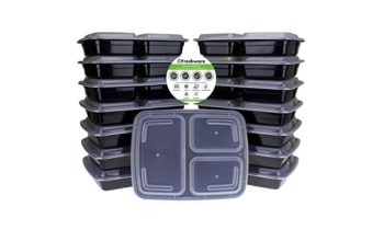 Read more about the article Freshware 15-Piece 3-Compartments Bento Lunch Box Set Review & Ratings