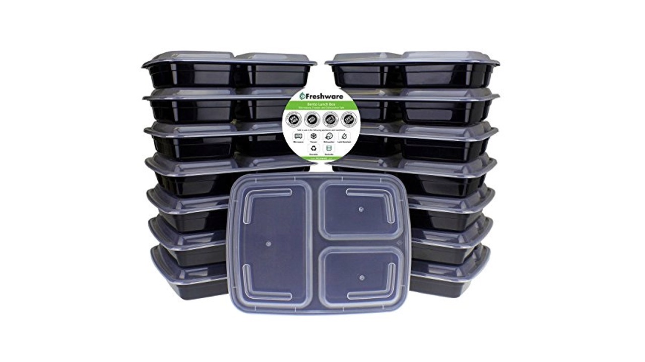 Read more about the article Freshware 15-Piece 3-Compartments Bento Lunch Box Set Review & Ratings