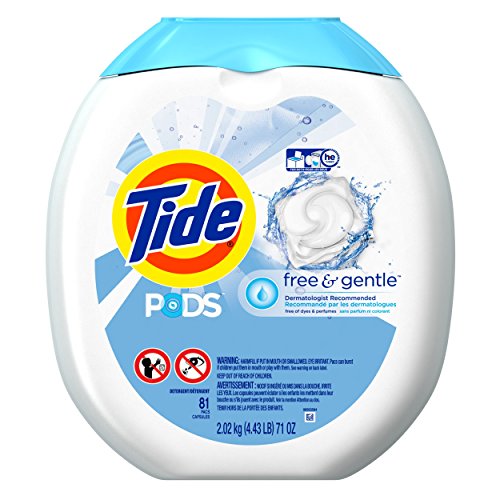 Read more about the article Tide PODS Free & Gentle HE Turbo Laundry Detergent Pacs 81-load Tub