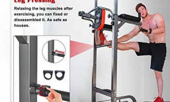 Read more about the article RELIFE REBUILD YOUR LIFE Power Tower Workout Dip Station for Home Gym Strength Training Fitness Equipment Newer Version
